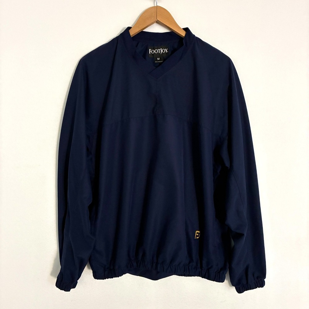 FootJoy FJ Golf Pullover Jacket Men M Long Sleeve Windbreaker Performance Preppy